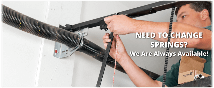 Broken Garage Door Spring Fremont CA